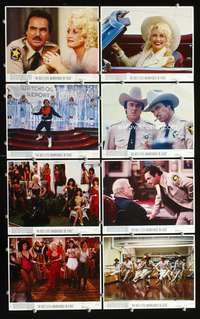 b031 BEST LITTLE WHOREHOUSE IN TEXAS 8 8x10 mini movie lobby cards '82