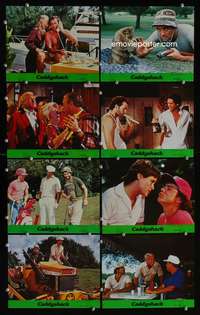 b034 CADDYSHACK 8 8x10 mini movie lobby cards '80 Chevy Chase, Murray
