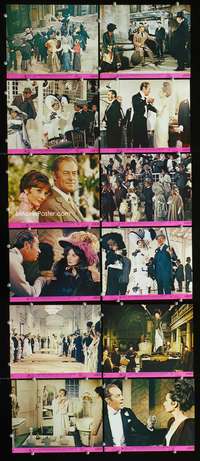 b007 MY FAIR LADY 12 color 8x10 movie stills R71 Audrey Hepburn