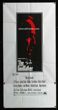 c158 GODFATHER English three-sheet movie poster '72 Francis Ford Coppola