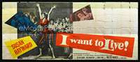 d030 I WANT TO LIVE 24sheet movie poster '58 Hayward as Barbara Graham!