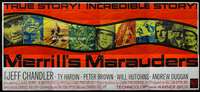 d033 MERRILL'S MARAUDERS 24sheet movie poster '62 Sam Fuller, Chandler
