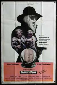 d047 FAMILY PLOT Forty by Sixty movie poster '76 Alfred Hitchcock, Karen Black
