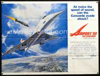 d070 CONCORDE: AIRPORT '79 subway movie poster '79 cool art!