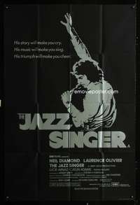 d042 JAZZ SINGER English Forty by Sixty movie poster '81 Neil Diamond