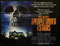 d076 PEOPLE UNDER THE STAIRS subway movie poster '91 Craven