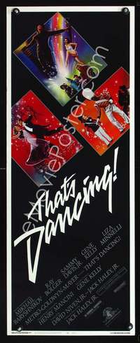 f584 THAT'S DANCING insert movie poster '85 all-time best musicals!