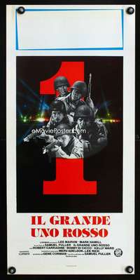 f013 BIG RED ONE Italian locandina movie poster '80 Samuel Fuller