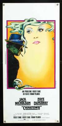 f028 CHINATOWN Italian locandina movie poster '74 Nicholson, Polanski