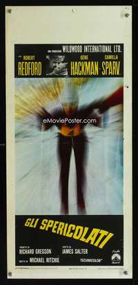 f037 DOWNHILL RACER Italian locandina movie poster '69 Redford