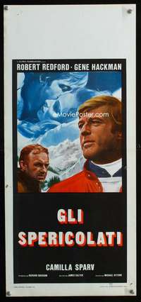 f038 DOWNHILL RACER Italian locandina movie poster R70s Redford
