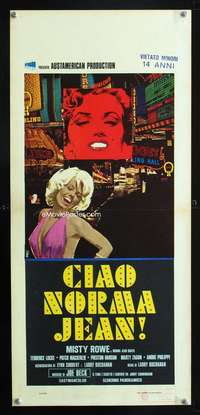 f056 GOODBYE NORMA JEAN Italian locandina movie poster '76 Avelli art