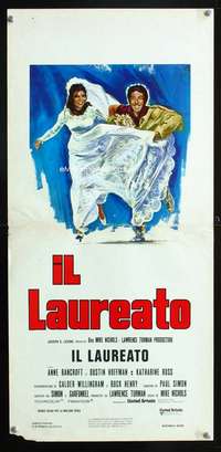 f057 GRADUATE Italian locandina movie poster R72 cool different art!