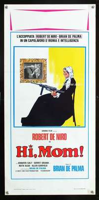f063 HI MOM! Italian locandina movie poster '70 De Palma, Morini art!