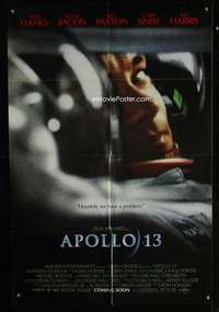 h048 APOLLO 13 advance one-sheet movie poster '95 Tom Hanks, Paxton, Howard
