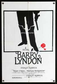 h077 BARRY LYNDON Academy Awards one-sheet movie poster '75 Stanley Kubrick