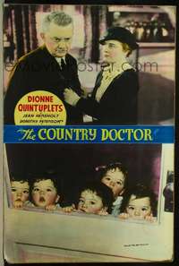 k060 COUNTRY DOCTOR Forty by Sixty movie poster '36 Dionne Quintuplets!
