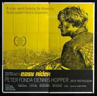 k014 EASY RIDER int'l six-sheet movie poster '69 Peter Fonda, Dennis Hopper