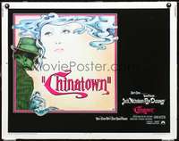 k087 CHINATOWN int'l half-sheet movie poster '74 Jack Nicholson, Polanski