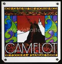 k145 CAMELOT special poster 22x28 '68 different John Wanek art!