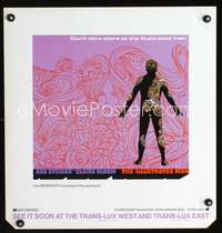 k153 ILLUSTRATED MAN special window card movie poster '69 Bradbury, cool art!