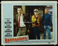 m261 BERNARDINE movie lobby card #2 '57 Pat Boone, Dick Sargent