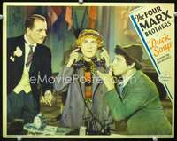 m013 DUCK SOUP movie lobby card '33 Harpo & Chico Marx, Calhern