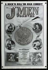 n035 J-MEN FOREVER one-sheet movie poster '79 rock & roll meets drugs!