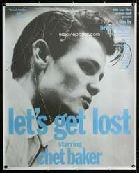 n004 LET'S GET LOST special 36x45 movie poster '88 Chet Baker, Weber