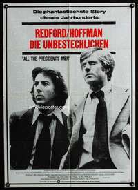p337 ALL THE PRESIDENT'S MEN German movie poster '76 Hoffman, Redford