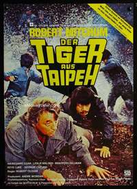 p341 AMSTERDAM KILL German movie poster '78 tough guy Robert Mitchum!