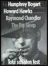 p354 BIG SLEEP German movie poster R72 Bogart by Hans Hillmann!