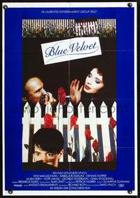 p360 BLUE VELVET German movie poster '86 David Lynch, Baltimore art!