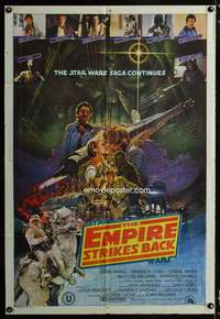 p031 EMPIRE STRIKES BACK Indian movie poster '80 George Lucas