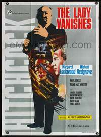 p033 LADY VANISHES Indian movie poster R60s Alfred Hitchcock