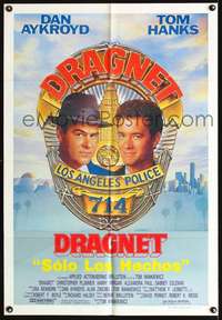 p014 DRAGNET Venezuelan movie poster '87 Dan Aykroyd, Tom Hanks