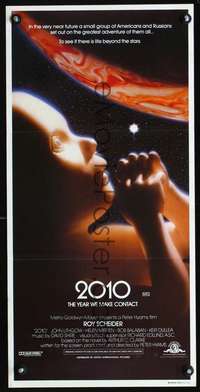 s597 2010 Australian daybill movie poster '84 Roy Scheider, sci-fi!