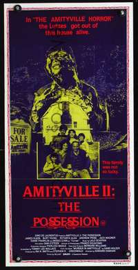 s571 AMITYVILLE II Australian daybill movie poster '82 The Possession!
