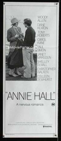 s567 ANNIE HALL Australian daybill movie poster '77 Woody Allen, Keaton