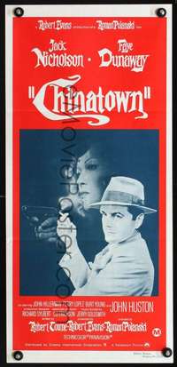s485 CHINATOWN Australian daybill movie poster R70s Jack Nicholson, Polanski