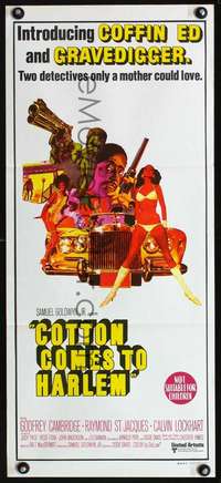 s462 COTTON COMES TO HARLEM Australian daybill movie poster '70 Cambridge
