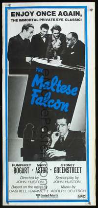 s239 MALTESE FALCON Aust daybill R80s Humphrey Bogart, Peter Lorre, directed by John Huston!