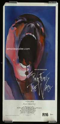 s023 WALL Australian daybill movie poster '82 Pink Floyd, Roger Waters