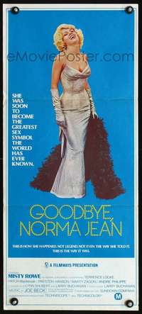 s347 GOODBYE NORMA JEAN Australian daybill movie poster '76 Misty Rowe