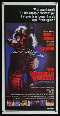 s196 OSTERMAN WEEKEND Australian daybill movie poster '83 Sam Peckinpah