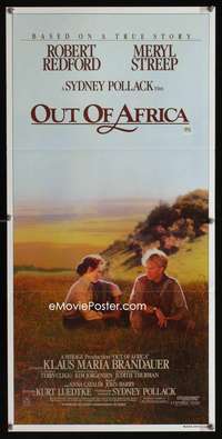 s192 OUT OF AFRICA Australian daybill movie poster '85 Redford, Streep