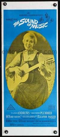 s096 SOUND OF MUSIC Australian daybill movie poster '65 Julie Andrews