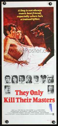 s059 THEY ONLY KILL THEIR MASTERS Australian daybill movie poster '72