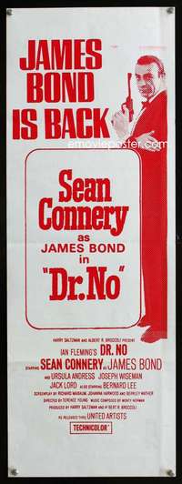 s420 DR. NO New Zealand daybill movie poster R70s Connery, James Bond