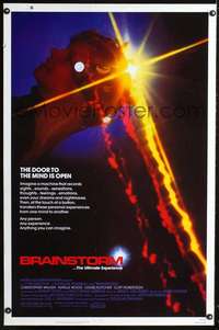t067 BRAINSTORM one-sheet movie poster '83Christopher Walken,Natalie Wood